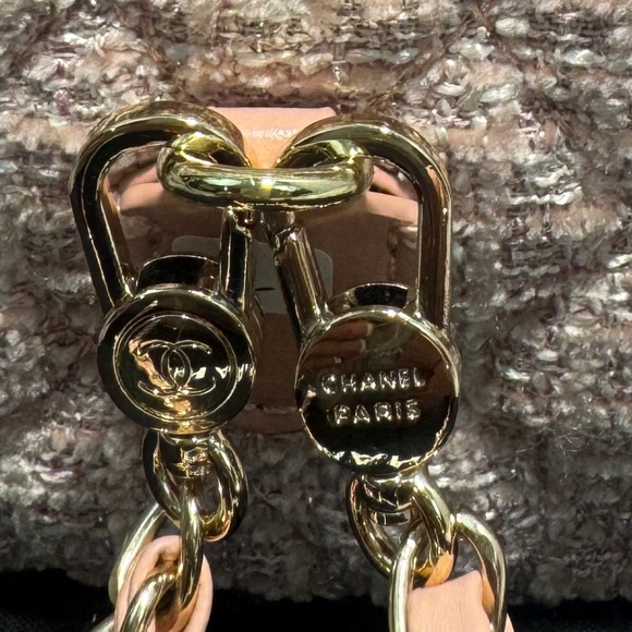 Chanel Beauty Makeup Pink Mini Tweed Backpack~NIB - Picture 5 of 9